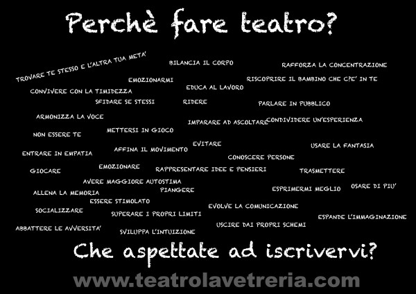 perchè fare teatro